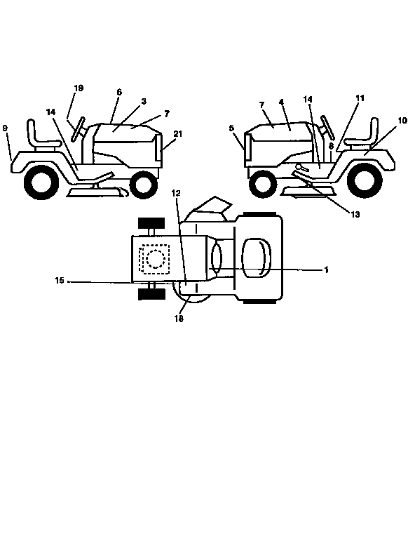 Craftsman 917258103 decals diagram