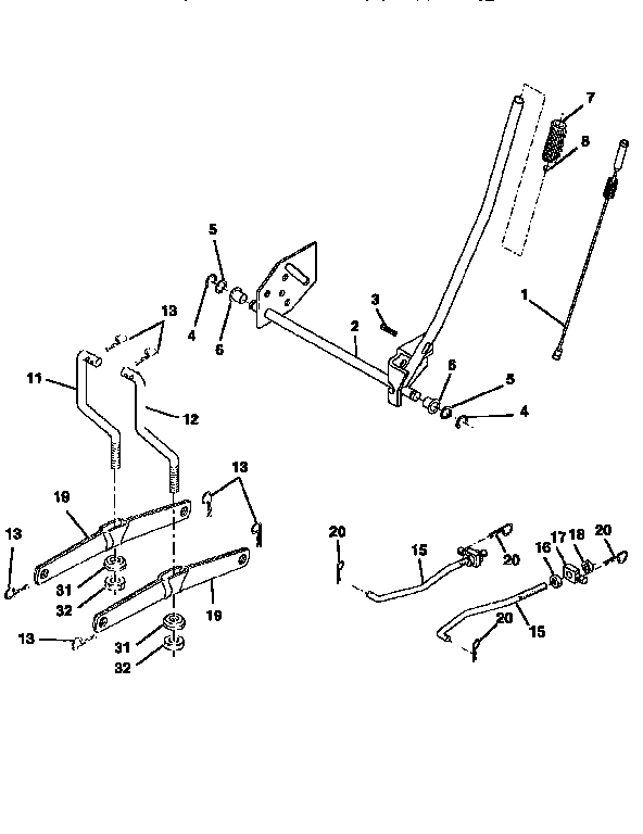 Craftsman 917258103 lift diagram