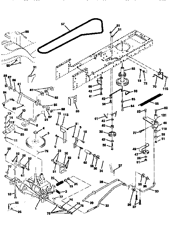 Craftsman 917258564 drive diagram