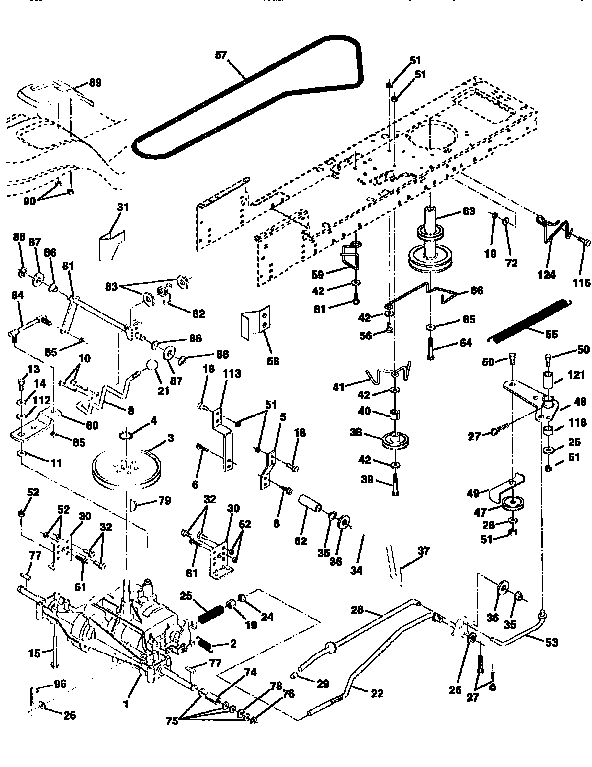 Craftsman 917258662 drive diagram