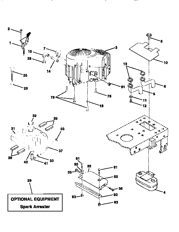 Craftsman 917258662 engine diagram