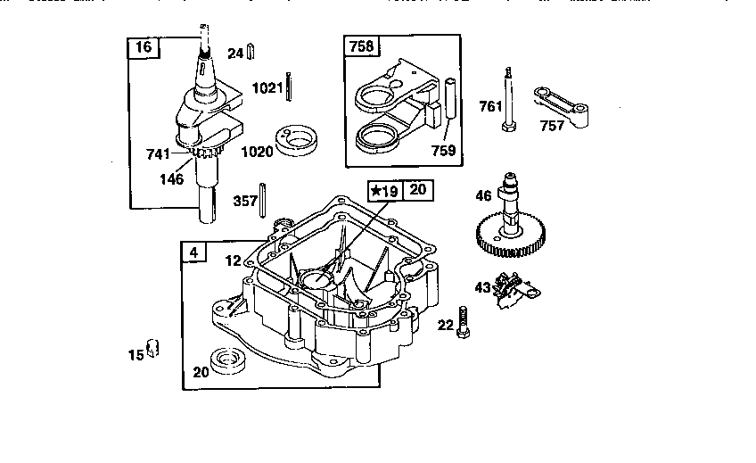 Craftsman 842243290 crankcase diagram