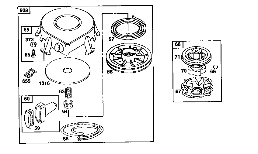 Craftsman 842243290 rewind starter diagram