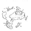 Kohler CV15S-41566 blower housing and baffles diagram