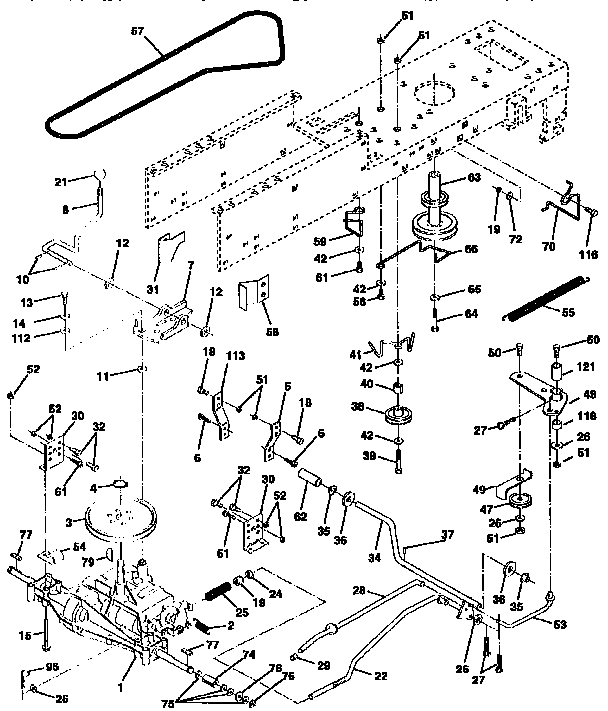 Craftsman 917258112 drive diagram