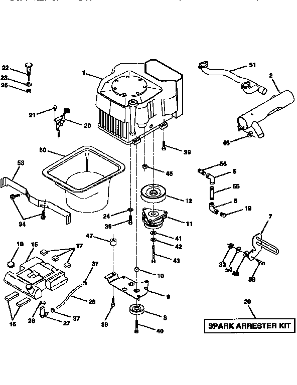 Craftsman 917258972 engine diagram