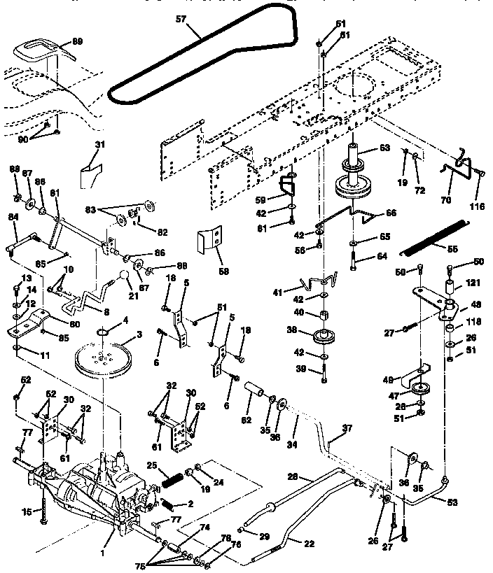 Craftsman 917258565 drive diagram
