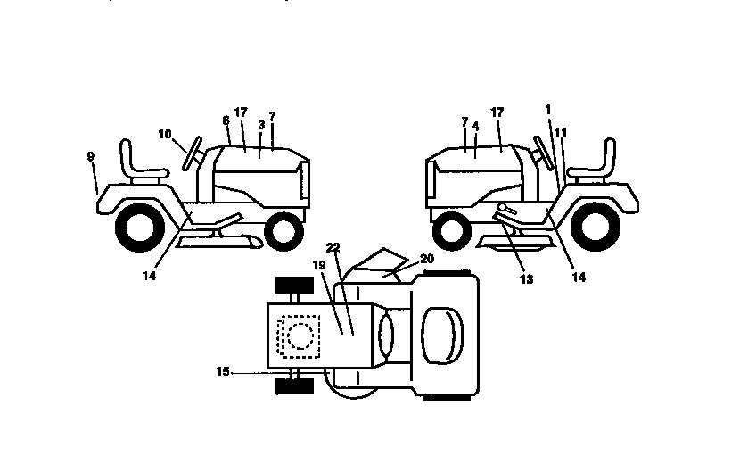 Craftsman 917258565 decals diagram