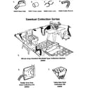 Craftsman 113177060 accessories and sawdust collection series diagram