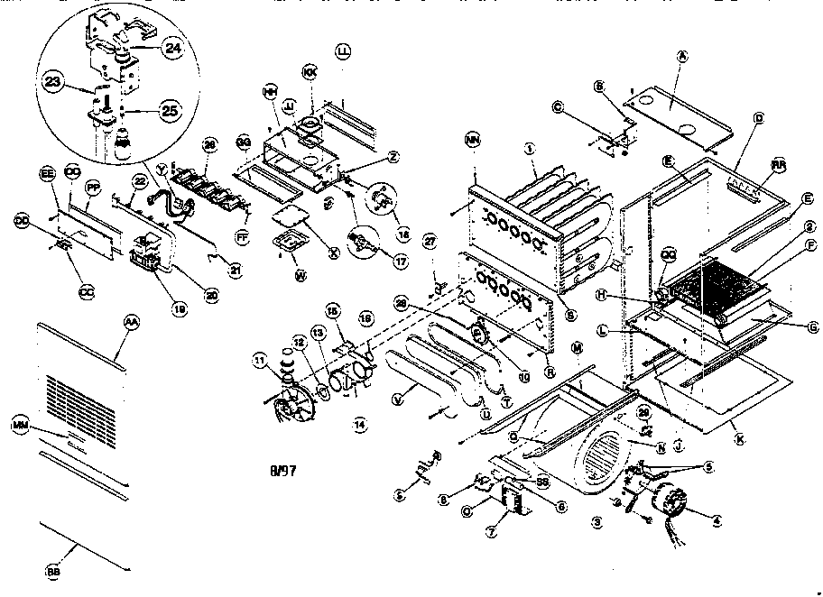 ICP GNM075N14A2 unit parts diagram