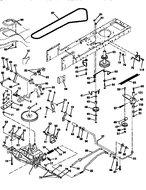 Craftsman 917259522 drive diagram