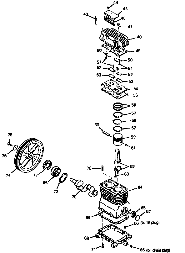 Craftsman 919184260 compressor pump diagram diagram