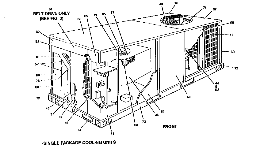 York D4CE036A25 front diagram