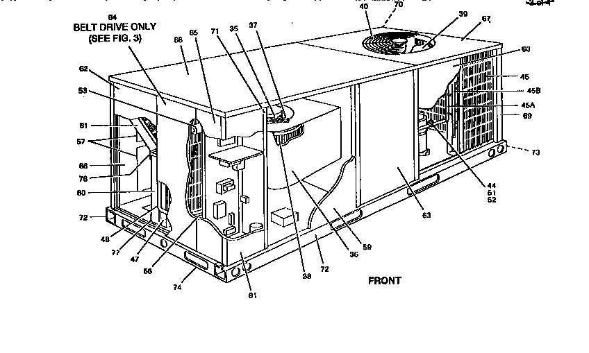 York D4CE060A06 single package cooling units diagram