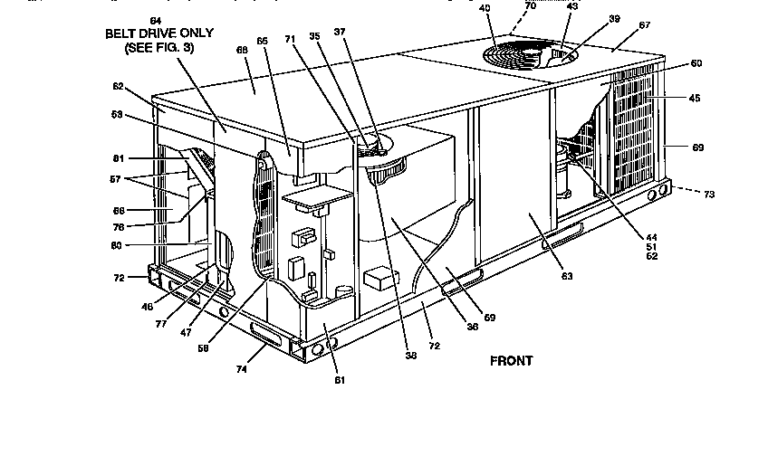 York D4CE048A58 single package cooling units diagram