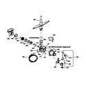 GE GSD500X-73WB motor-pump mechanism diagram