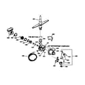 GE GSD830X-73WW motor-pump mechanism diagram