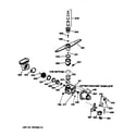 GE GSC720Y04WH motor-pump mechanism diagram