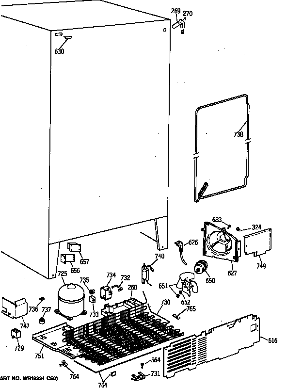 Hotpoint CST20KAXFWH unit parts diagram