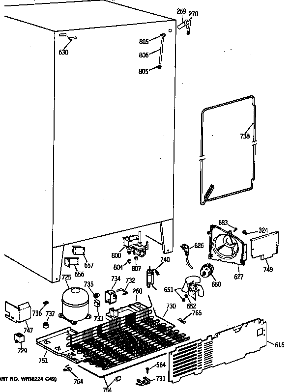 Hotpoint CST25GRZBWW unit parts diagram