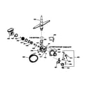 GE HDA150X-73BW motor-pump mechanism diagram