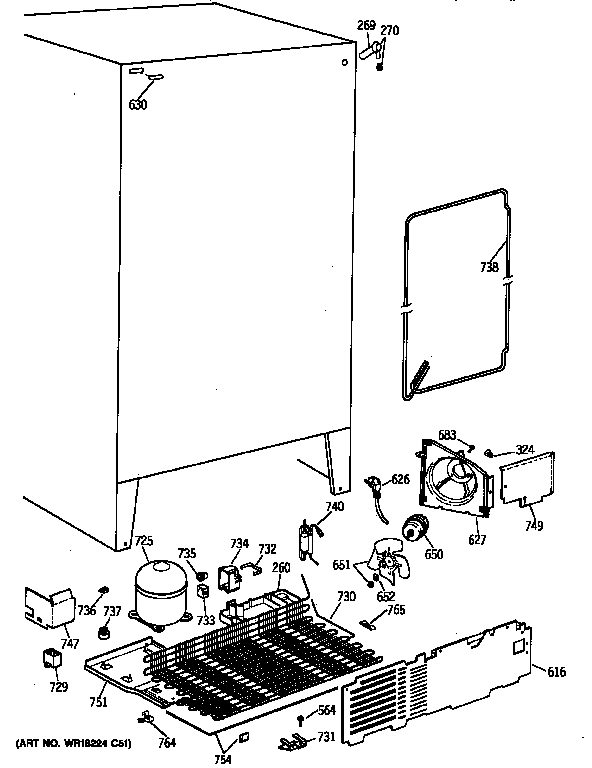 GE MSZ20GAZBWW unit parts diagram