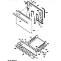 Kenmore 36261021890 door & drawer parts diagram