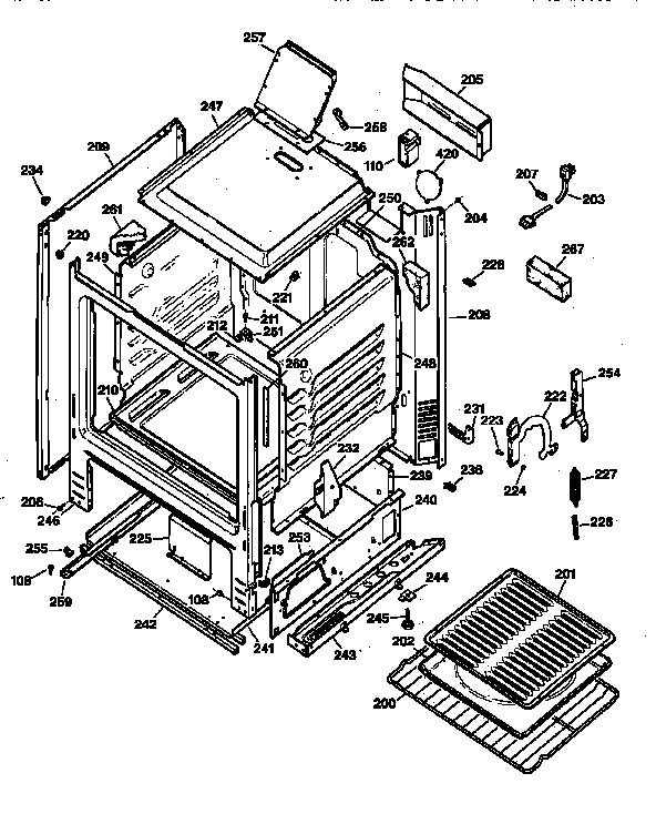 Kenmore 36271178890 body parts diagram