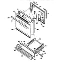 Kenmore 36271178890 door & drawer parts diagram