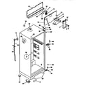 Kenmore 2539668082 cabinet parts diagram