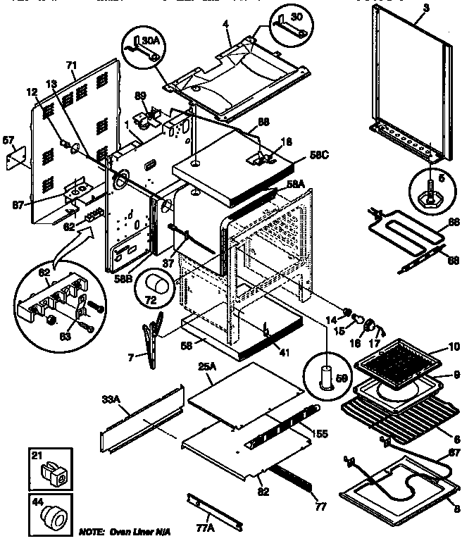 Kenmore 79097475790 body diagram