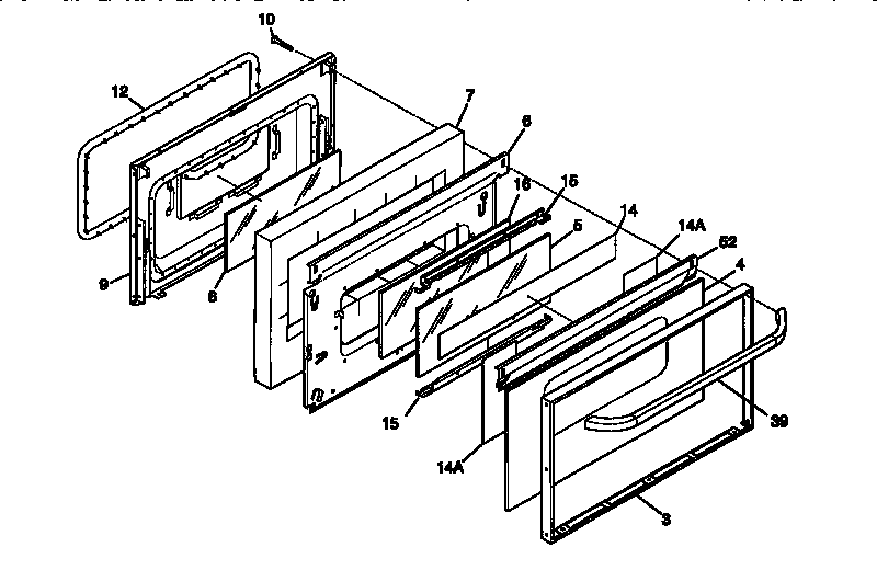 Kenmore 79097475790 door diagram