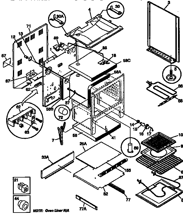 Kenmore 79097476790 body diagram