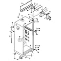 Kenmore 2539768083 cabinet parts diagram
