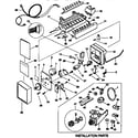 Kenmore 2539768083 icemaker diagram