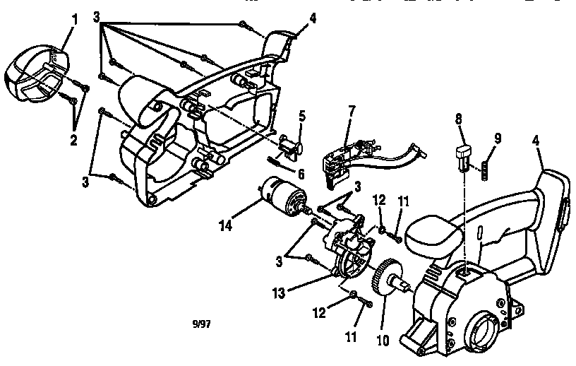 Craftsman 315271810 housing assembly diagram