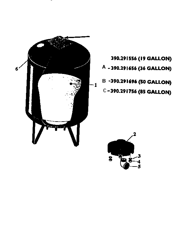 Craftsman 390291756 replacement parts diagram