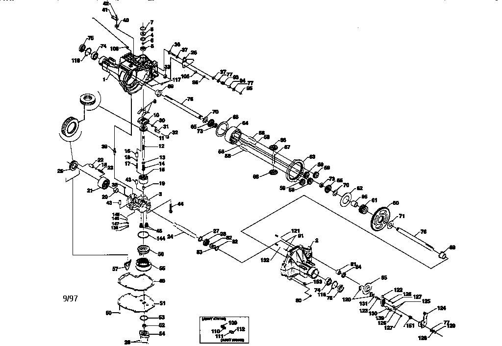 Hydro-Gear 314-3000 hydro gear transaxle-314-3000 diagram