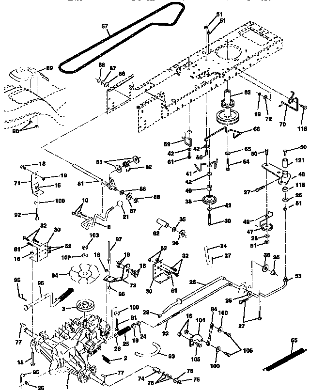 Craftsman 917259555 drive diagram