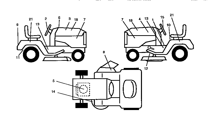 Craftsman 917259555 decals diagram