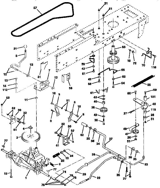 Craftsman 917258452 drive diagram