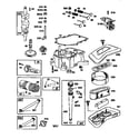 Briggs & Stratton 42A707-1300-01 sump engine assembly diagram