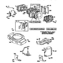 Briggs & Stratton 42A707-1300-01 cylinder assembly and blower housing diagram