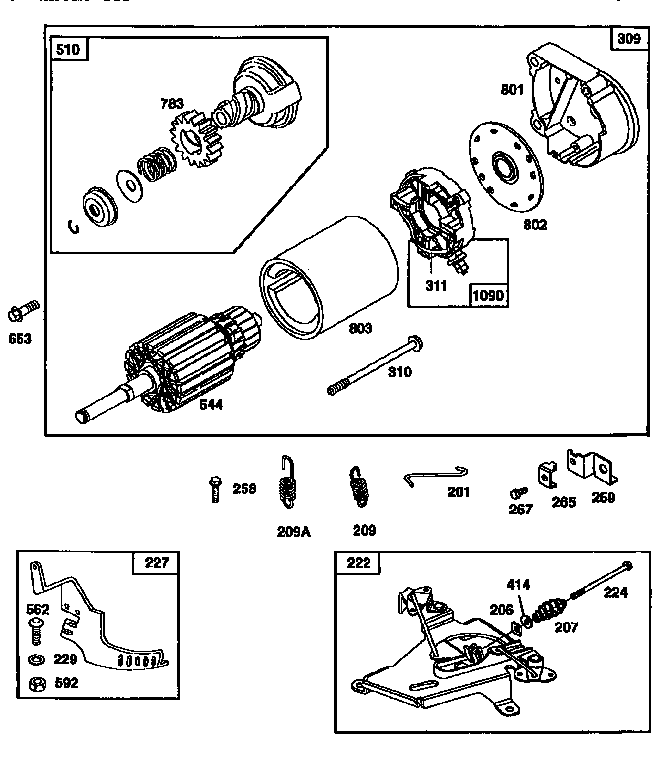 Craftsman 917258570 starter motor diagram