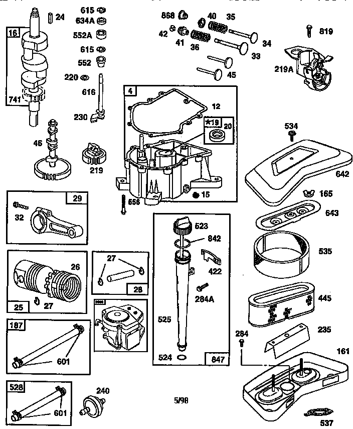 Craftsman 917259573 engine sump assembly diagram
