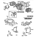Craftsman 917259572 cylinder assembly and blower housing diagram
