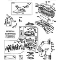 Craftsman 917251471 air cleaner body and carburetor assembly diagram