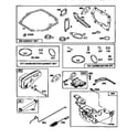 Craftsman 917379282 air cleaner assembly and gasket set diagram