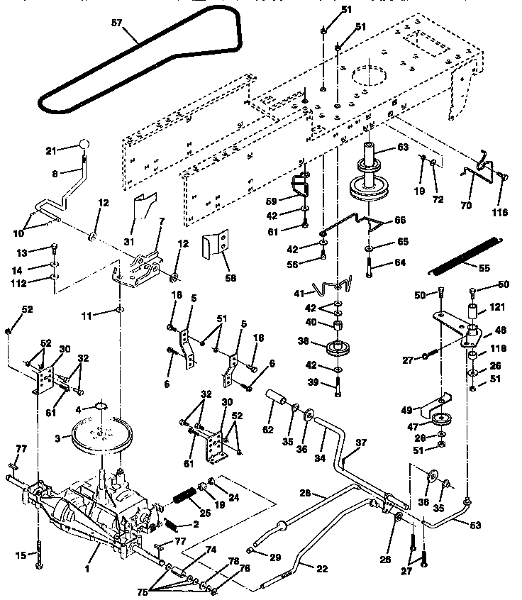 Craftsman 917258504 drive diagram