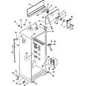Kenmore 2539366484 cabinet parts diagram